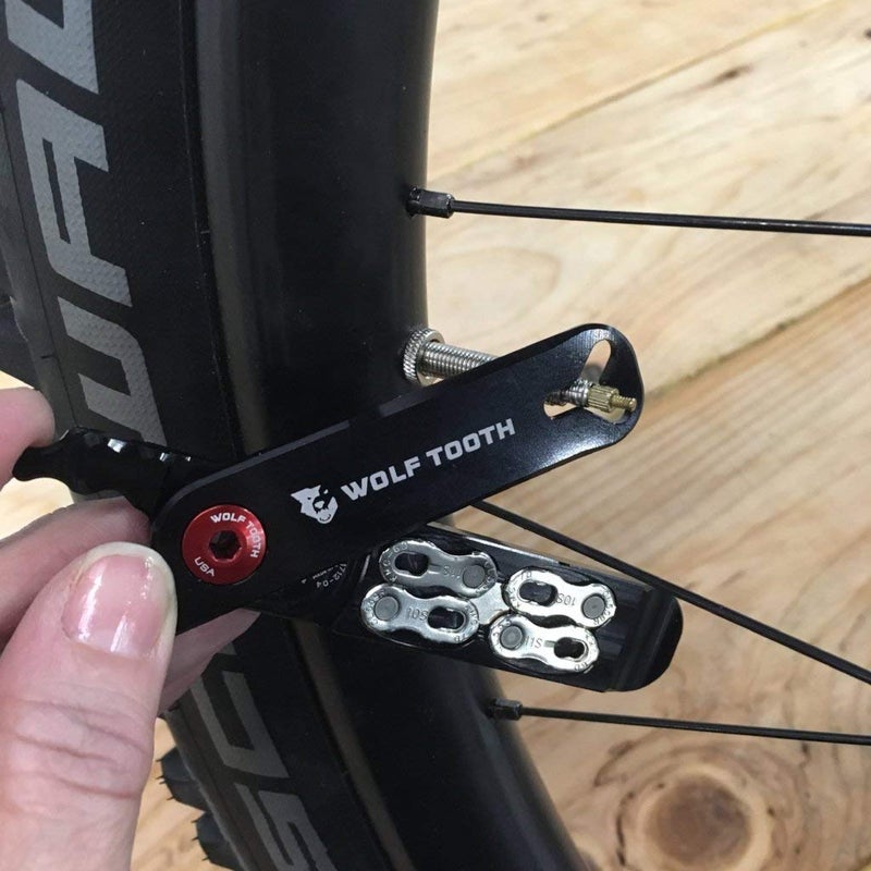 Wolf Tooth - Master Link Pliers - Pack Pliers | Bike Multi Tool Quick Link Pliers with Bike Tyre Levers, Valve Core Remover | Chain Pliers, Chain Link Pliers 9/10/11/12 Speed Bicycle Repair | Orange - Image 3
